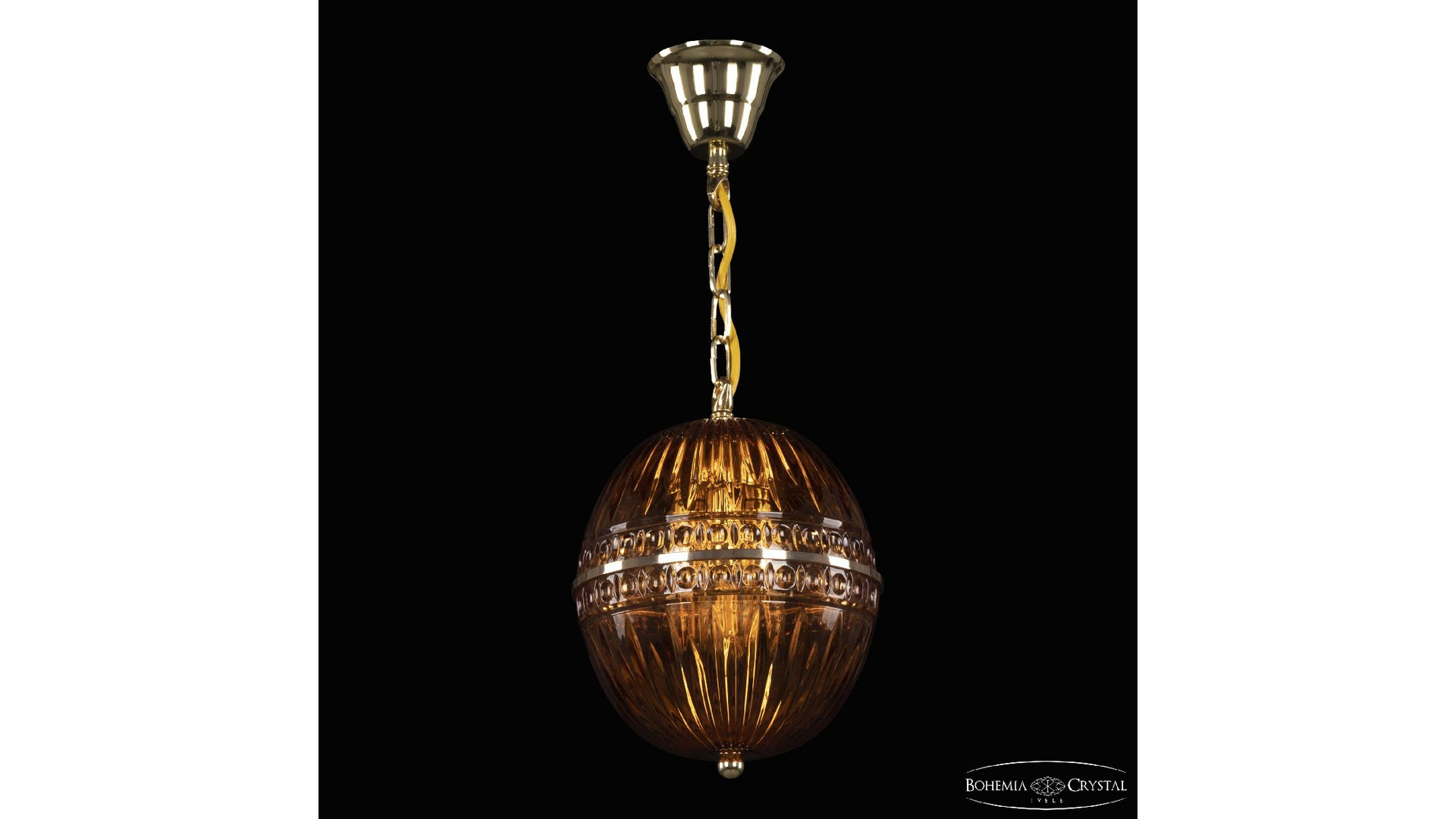 Подвесной светильник Bohemia Ivele Crystal 5479/20 G Amber/M-1G