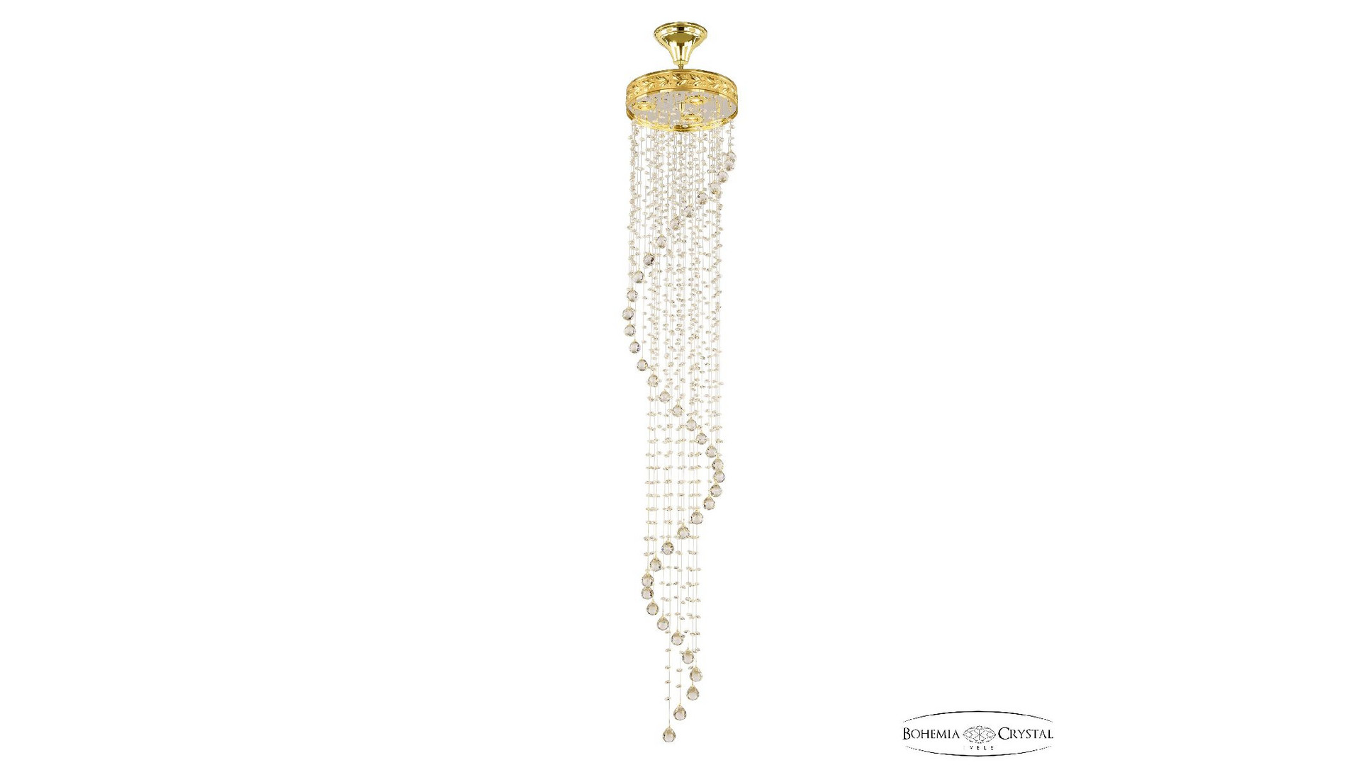 Каскадная люстра Bohemia Ivele Crystal 83131/30IV-165 G