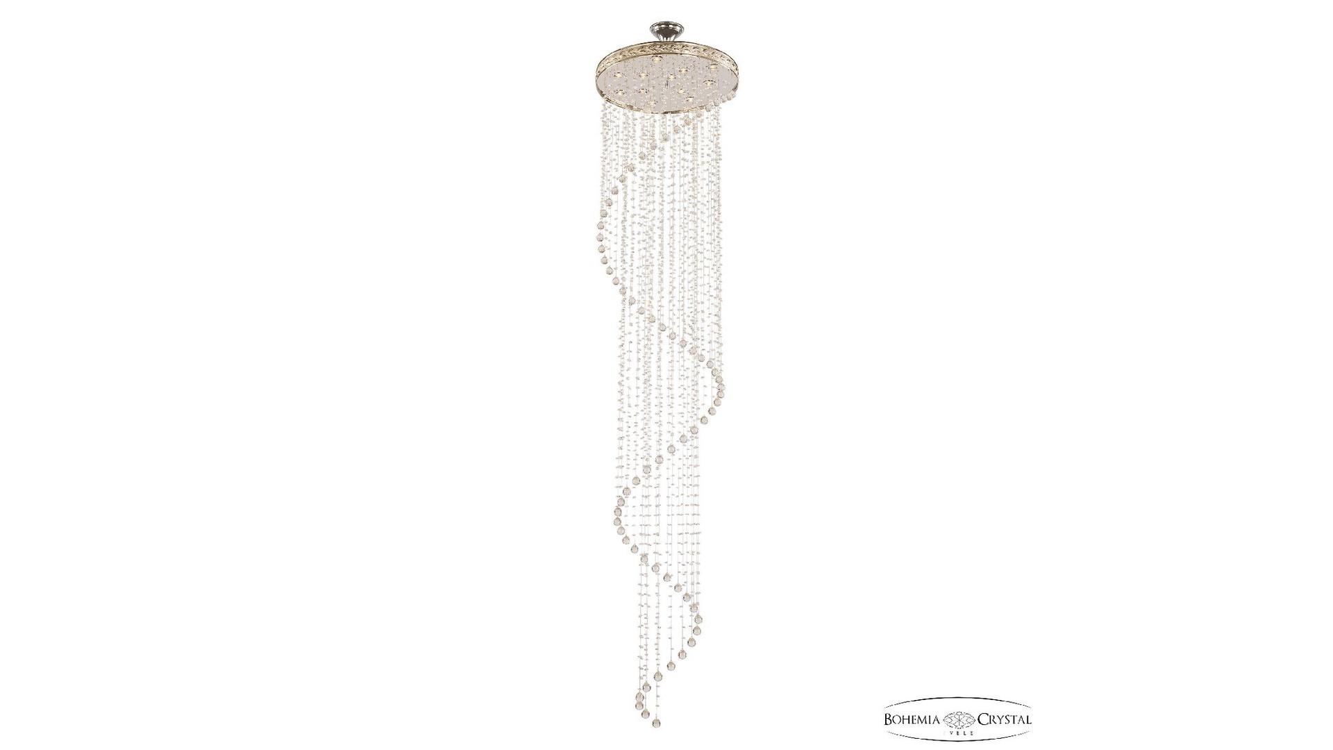 Каскадная люстра Bohemia Ivele Crystal 83131/60IV-260 Ni