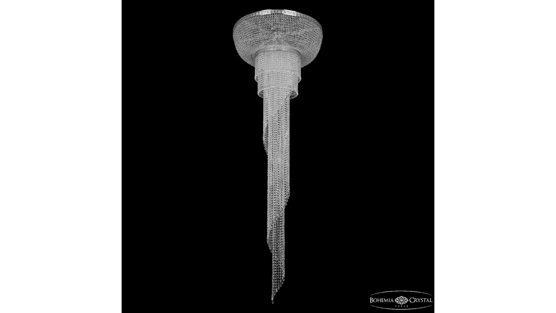 Каскадная люстра Bohemia Ivele Crystal 83221/80IV-250 Ni