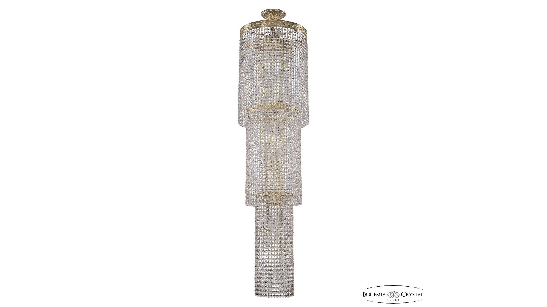 Каскадная люстра Bohemia Ivele Crystal 83301/40IV-150 G