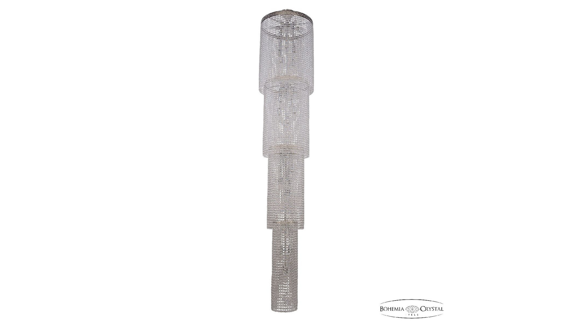 Каскадная люстра Bohemia Ivele Crystal 83301/50IV-250 Ni