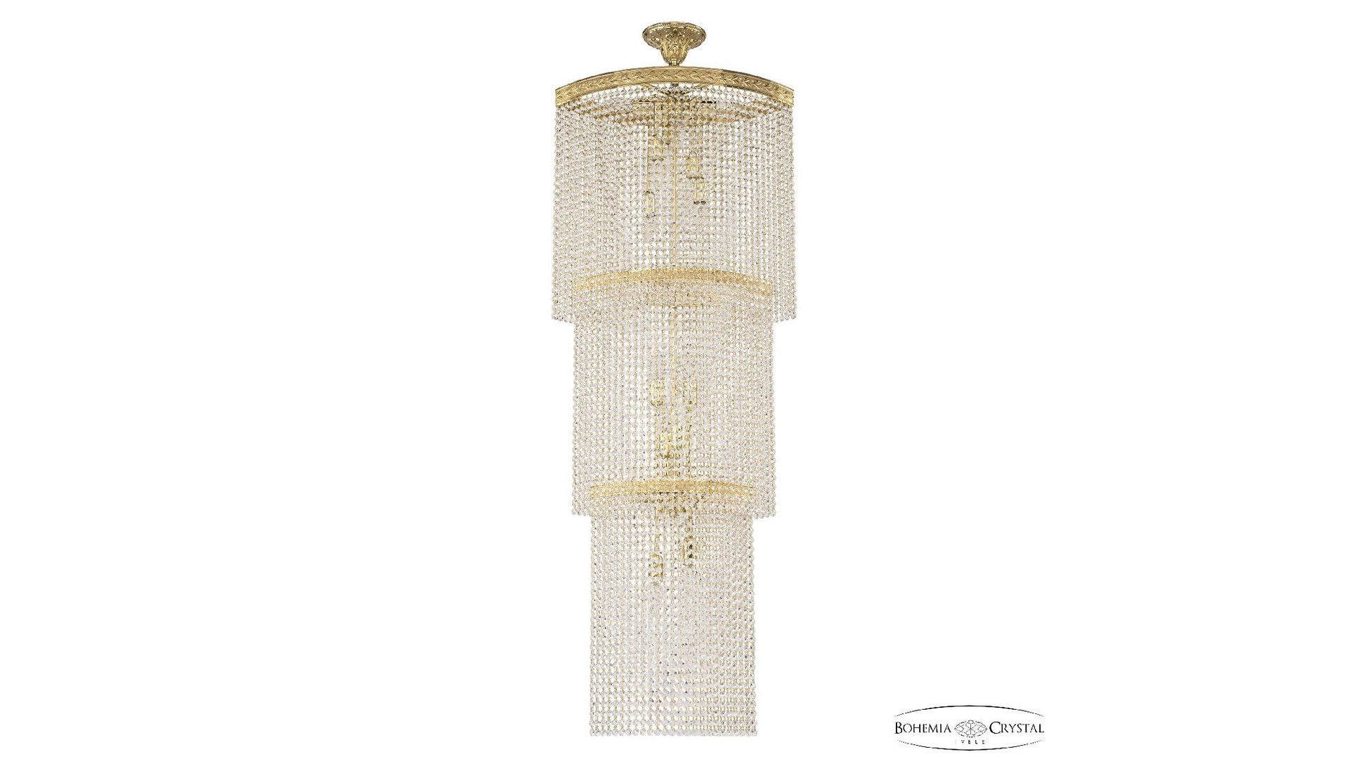 Каскадная люстра Bohemia Ivele Crystal 83303/55IV-150 G