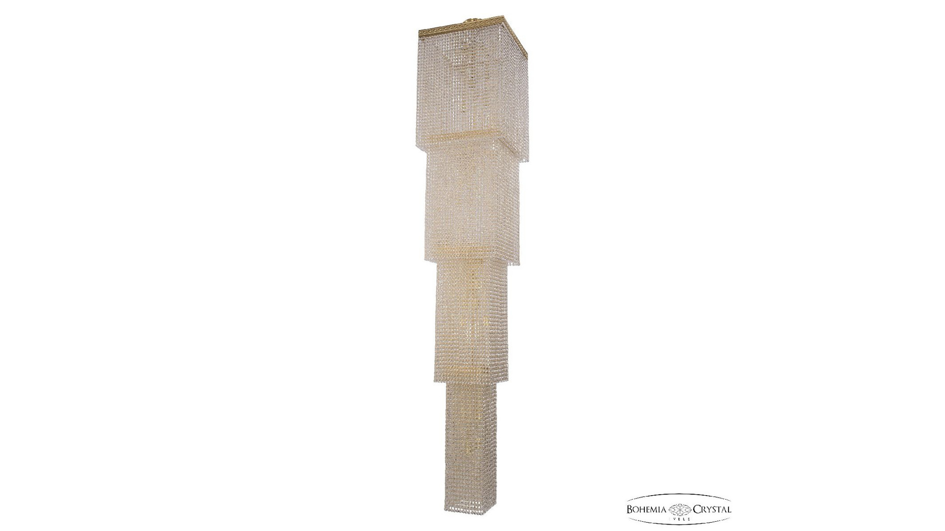 Каскадная люстра Bohemia Ivele Crystal 83312/50IV-250 G