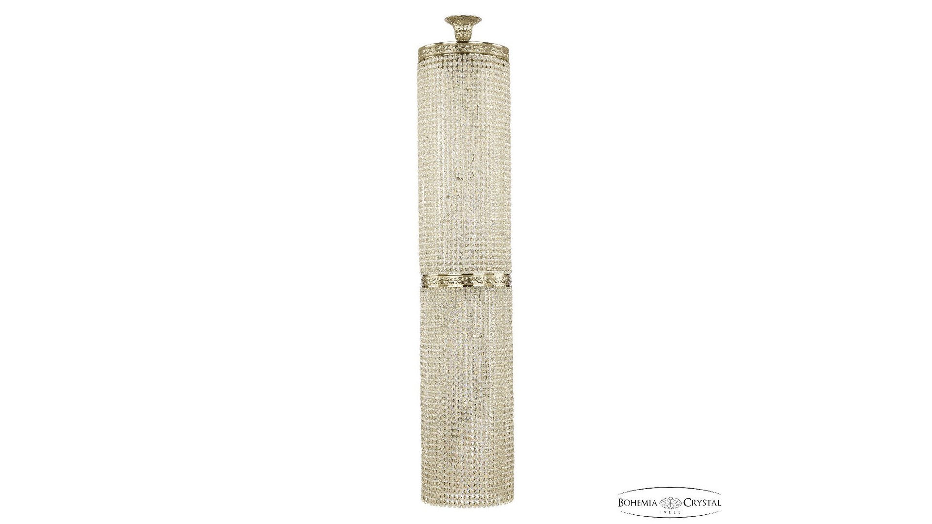 Каскадная люстра Bohemia Ivele Crystal 83411/30IV-150/2D Ni