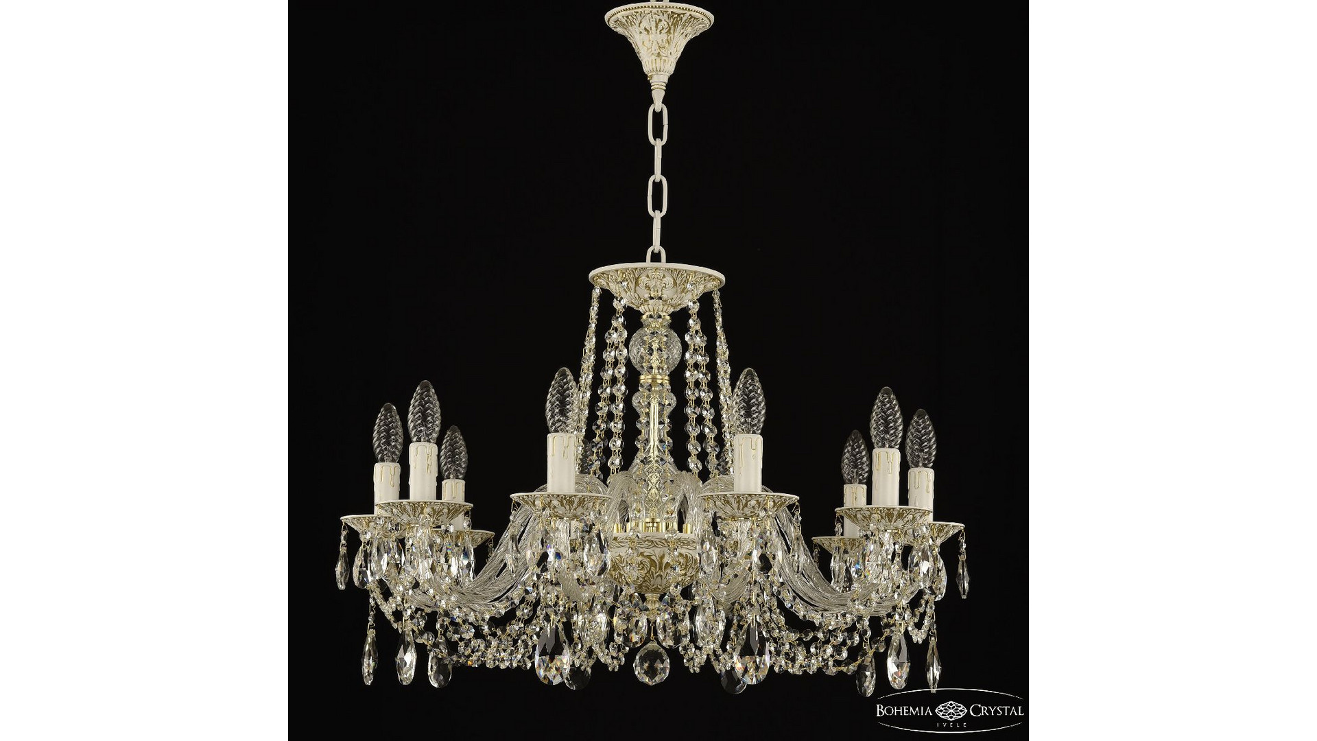 Подвесная люстра Bohemia Ivele Crystal AL16302/10/240 WMG