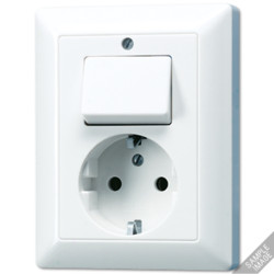 Розетка штепсельная Schuko Jung AS5576EUWW