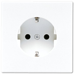 Розетка Schuko Jung LS1520NAKLPLWW