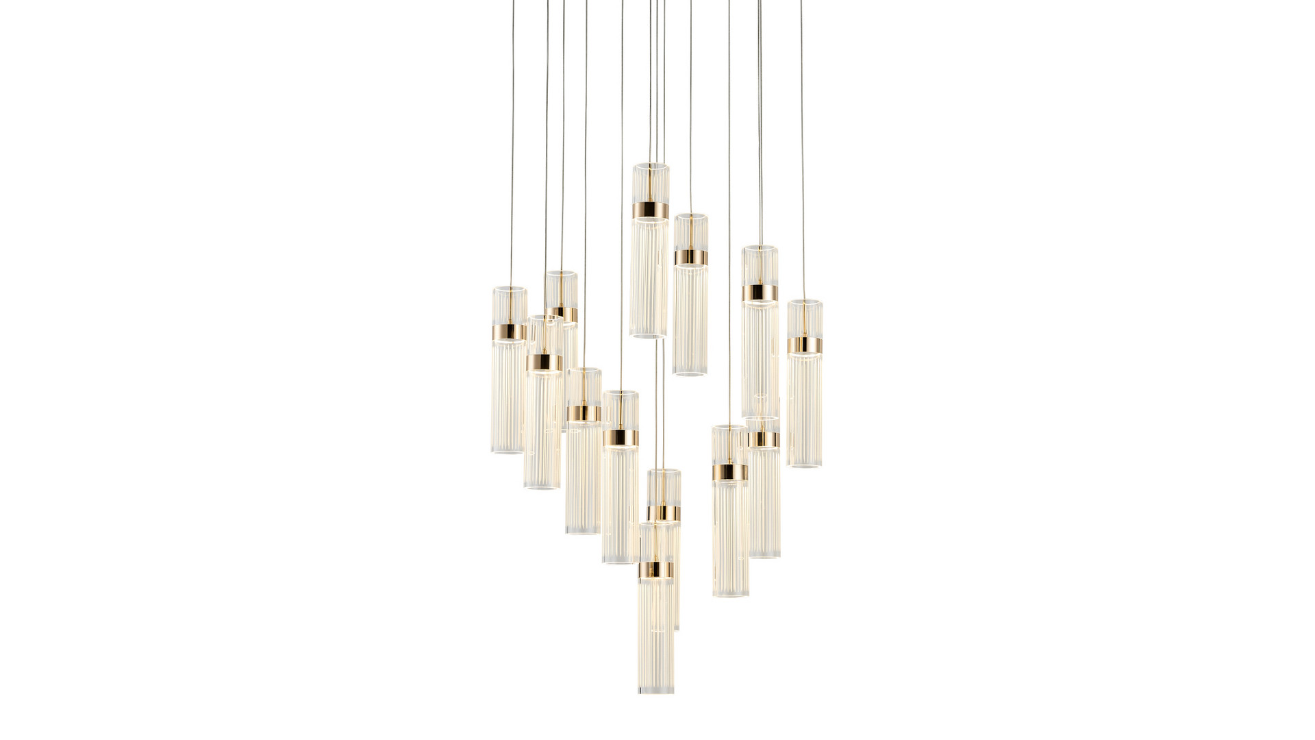 Каскадная люстра Delight Collection OM2367-F13 french gold