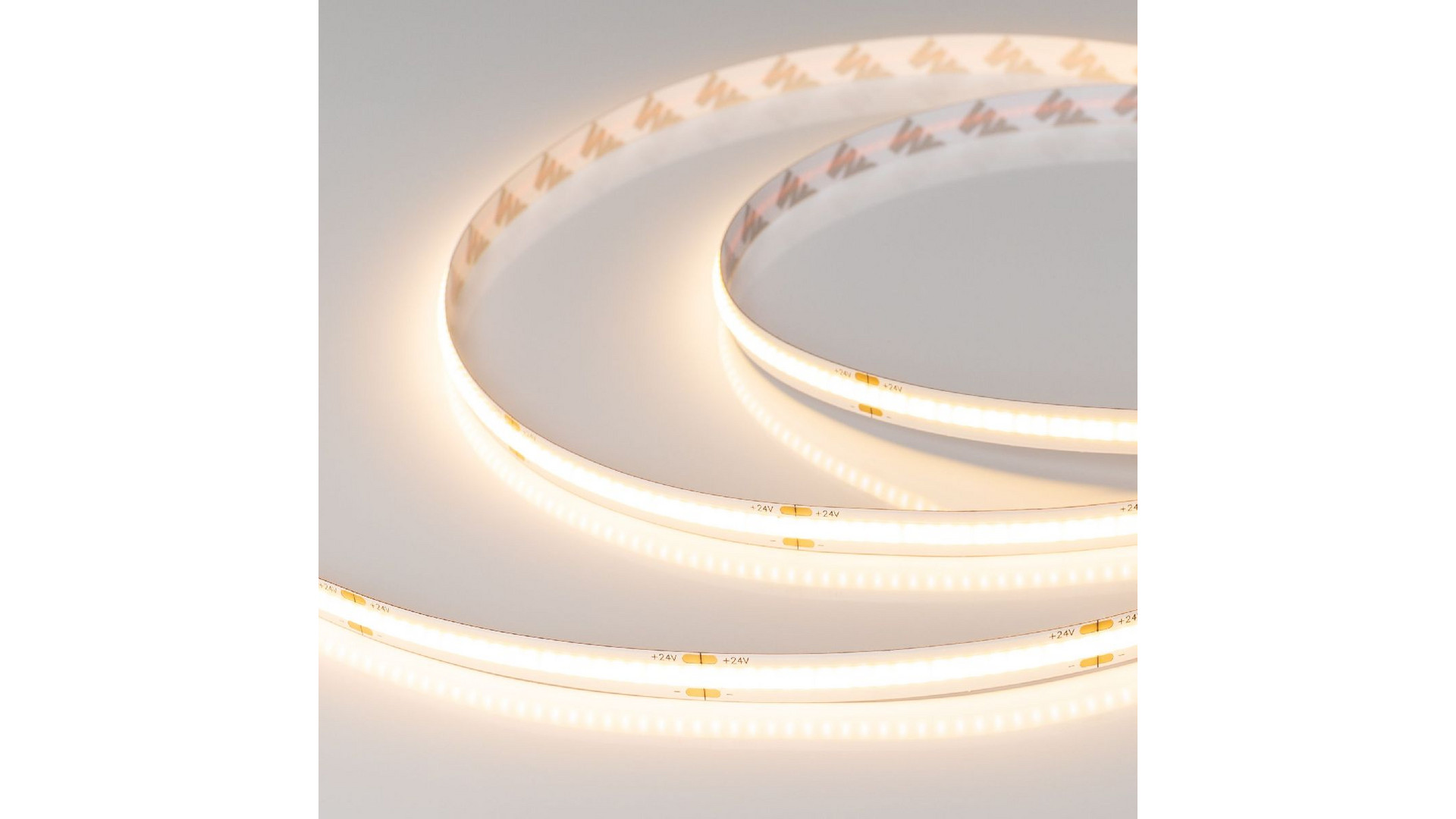 Светодиодная лента Arlight COB-X378-8mm 24V Warm3000 (11 W/m, IP20, 5m) 031883(3)