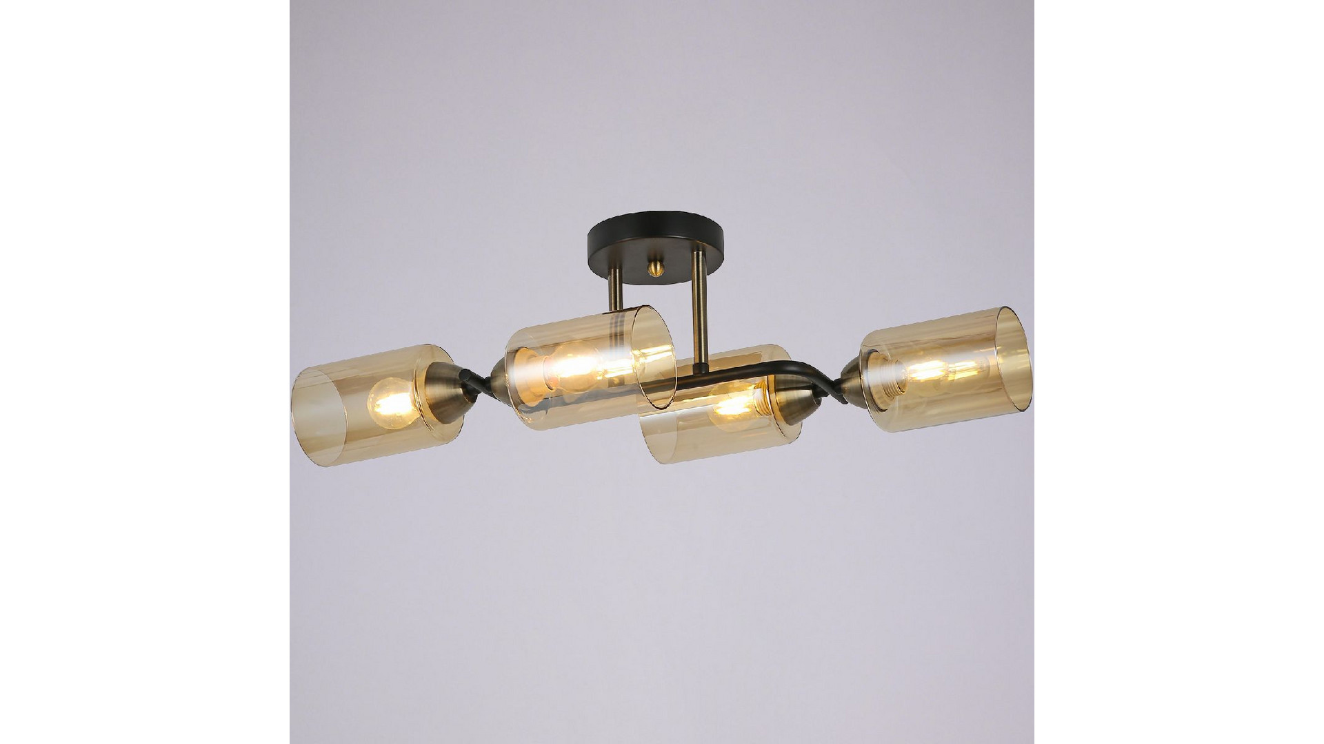Потолочная люстра Illumico IL8148-4COU-79 BK BR Bice