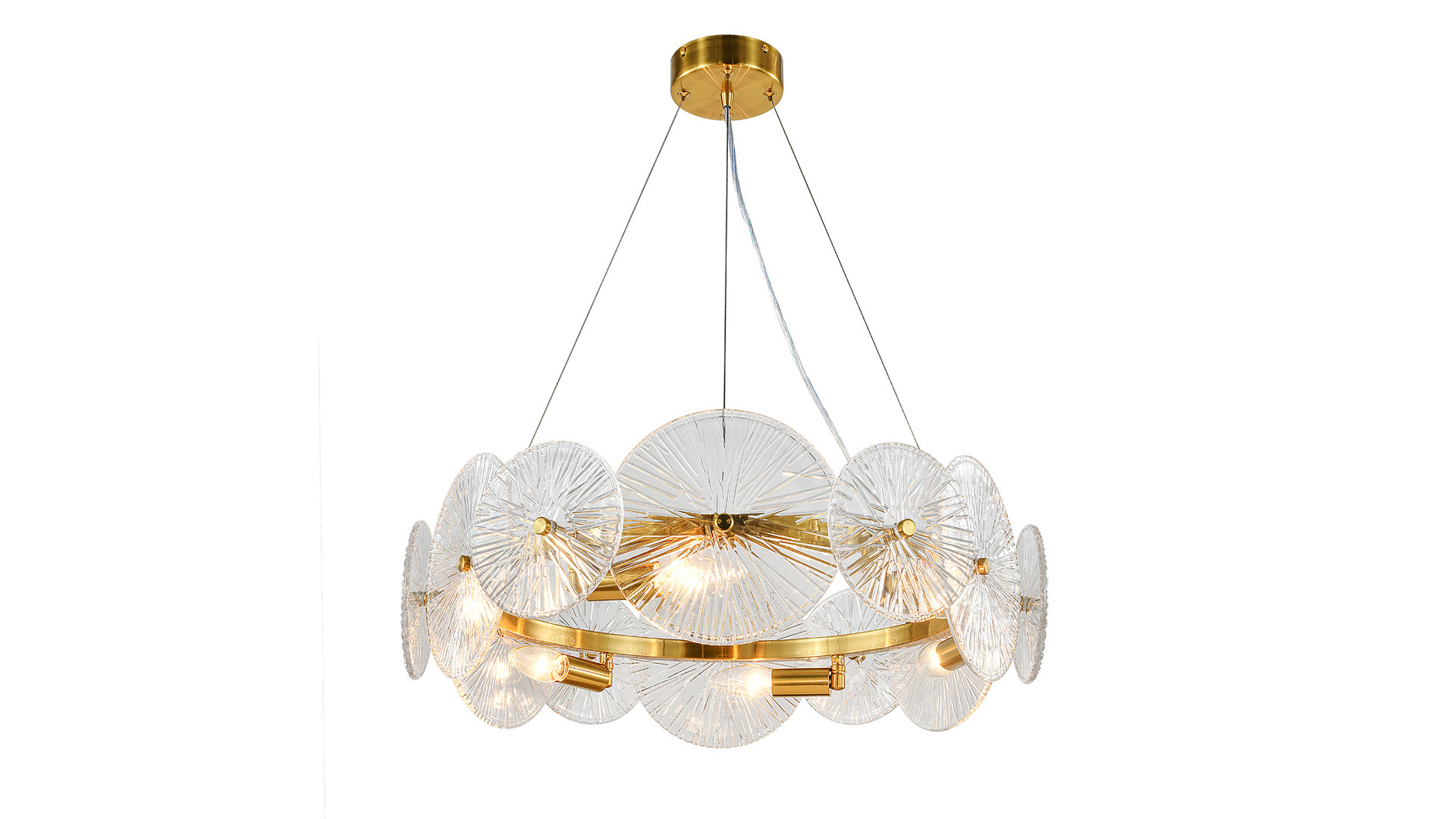 Подвесная люстра Indigo Miele 12021/6P Brass V000604