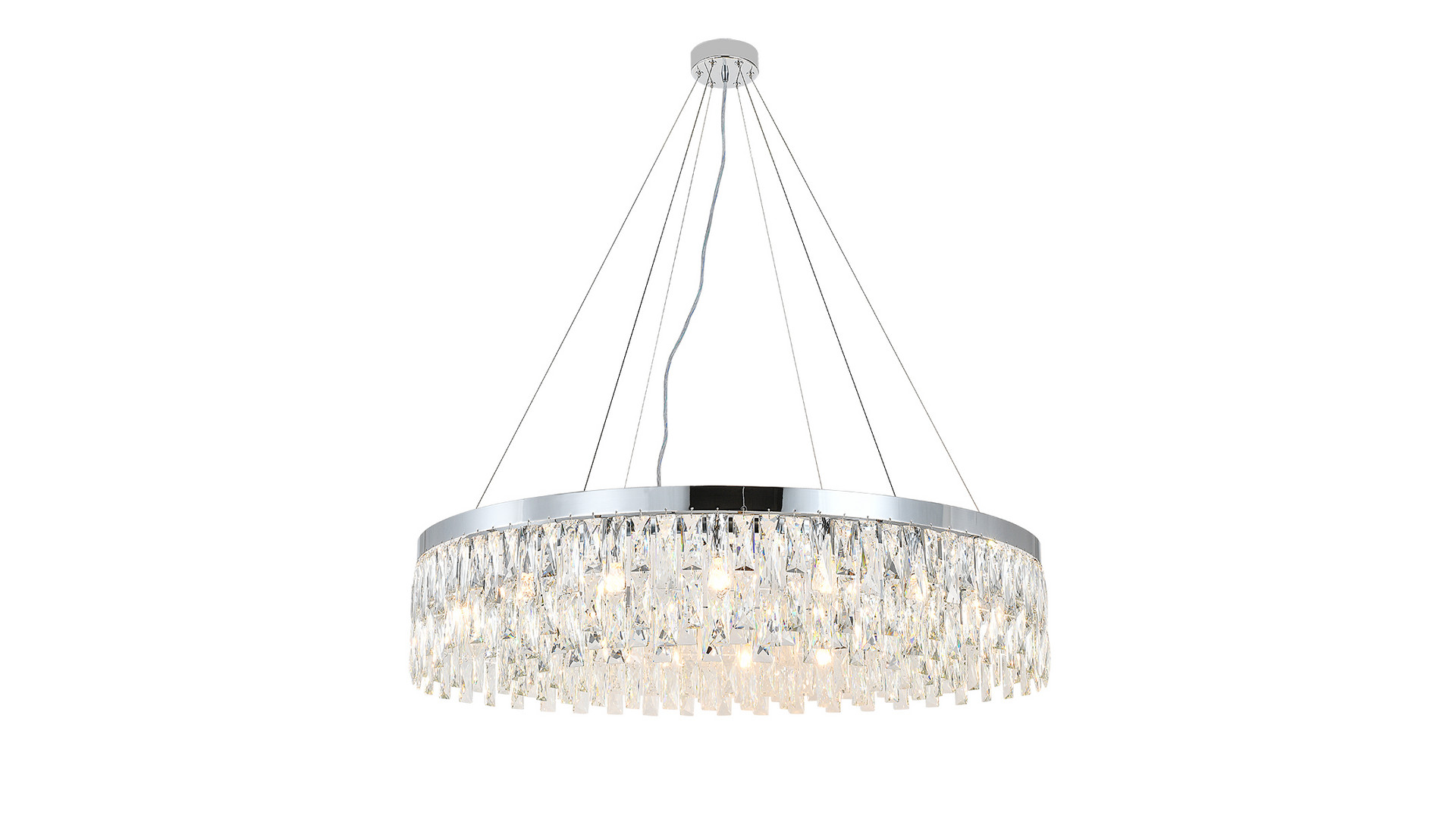 Подвесная люстра Indigo Anna 12029/18P Chrome V000498