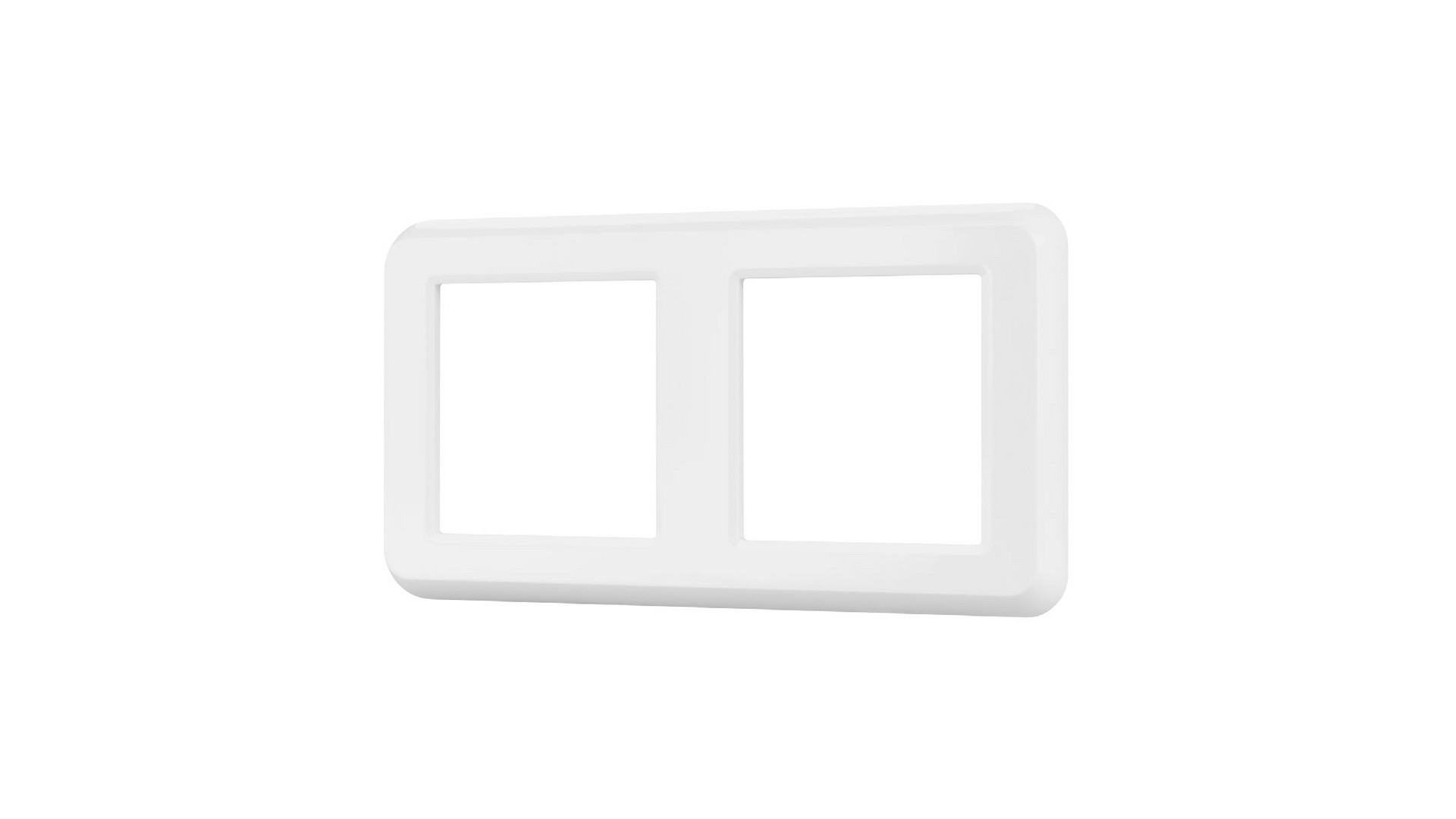 Рамка двухместная Arlight FRM-VERSA-PL-2-WH 043776