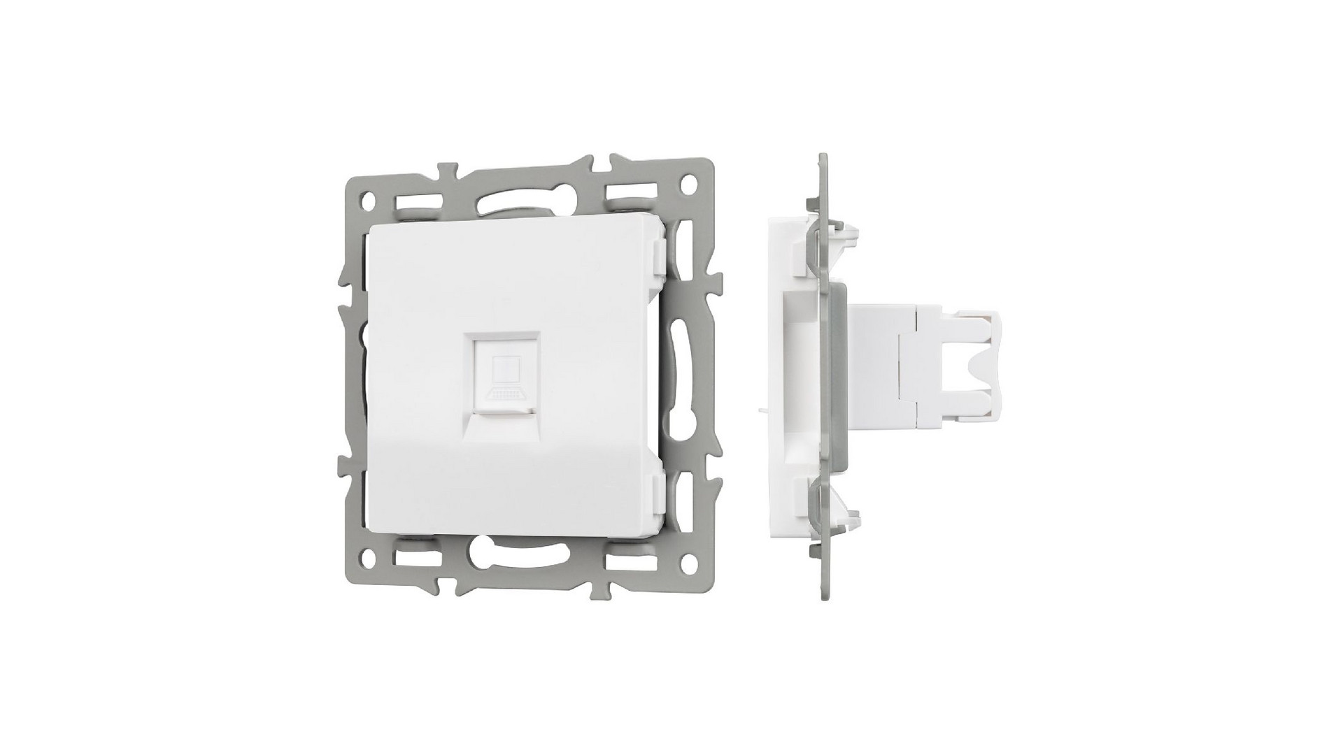 Механизм компьютерной розетки Arlight SCT-MPC1-PL-WH 045301