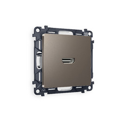 Комплект механизма розетки HDMI 2.0 40V/500mA 2.0GHz 5-18Gbit/s Ambrella Volt Alfa MA644010