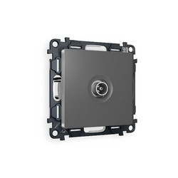 Комплект механизма TV розетки проходной 5-1000 MHz 4dB Ambrella Volt Alfa MA663030