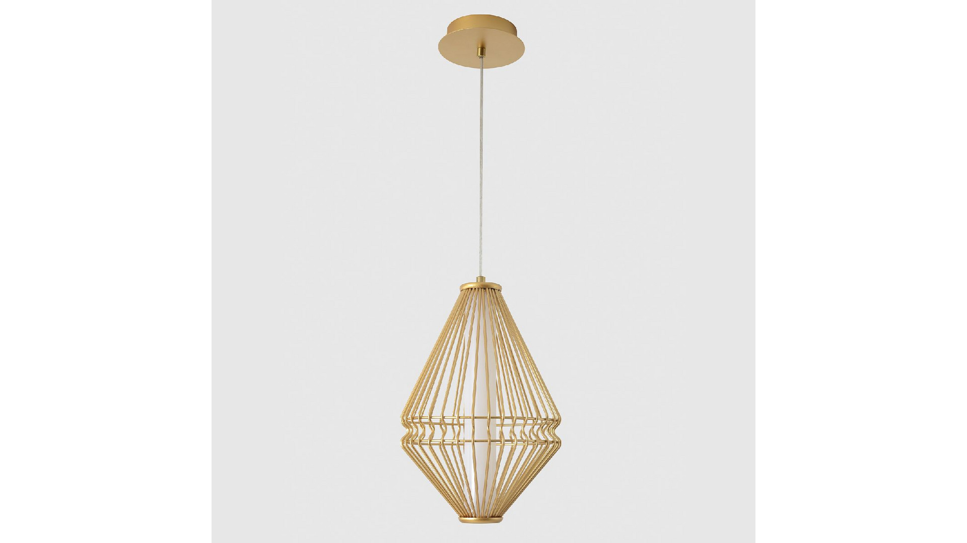 Подвесной светильник Crystal Lux CUADRA SP18W LED GOLD