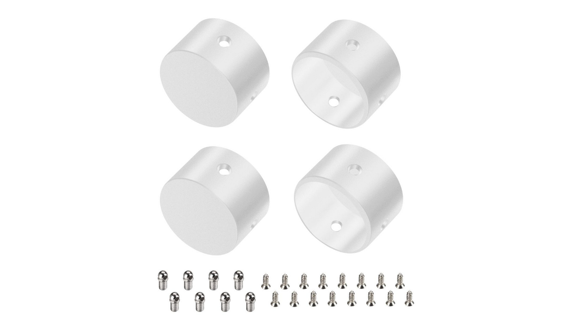 Заглушка Arlight WPH-FLEX-D22-360deg WHITE ALU глухая 049939