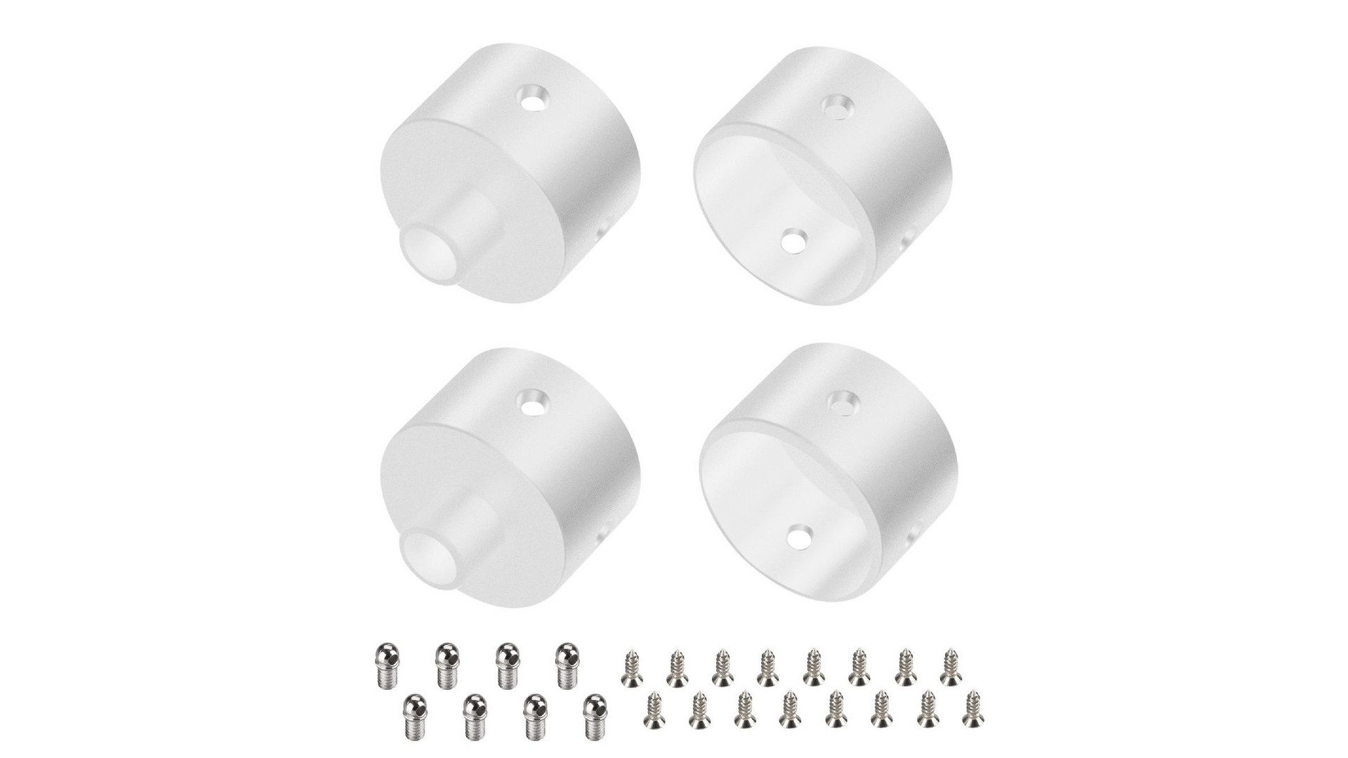 Заглушка Arlight WPH-FLEX-D22-360deg WHITE ALU с отверстием 049941