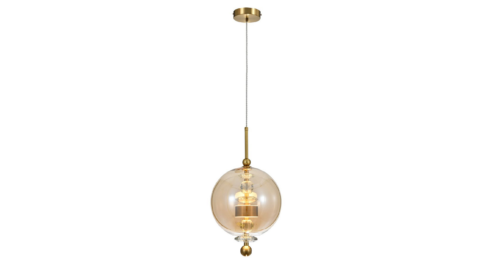 Подвесной светильник Indigo Illusione 11055/1P Amber V000188L