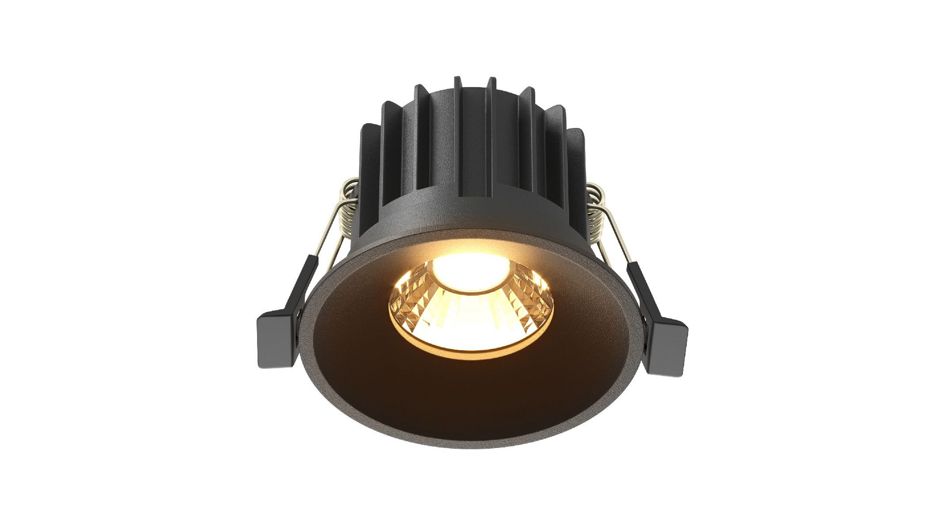 Встраиваемый светильник Maytoni Round DL058-12W2.7K-B