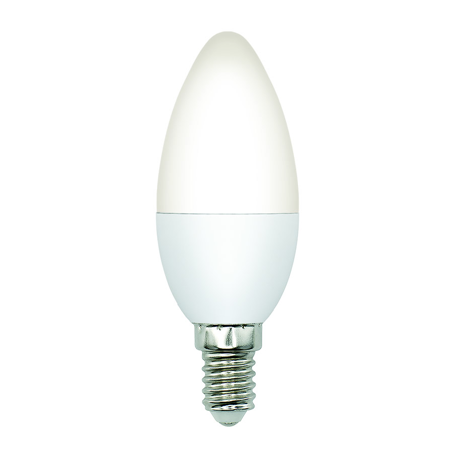 Лампа светодиодная Volpe Optima LED-C37-6W/6500K/E14/FR/SLS UL-00008796