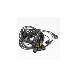 Гирлянда для освещения теплиц Uniel UDL-K230 6/E27/5M IP54 BLACK BELT-LIGHT GREENHOUSE UL-00010925