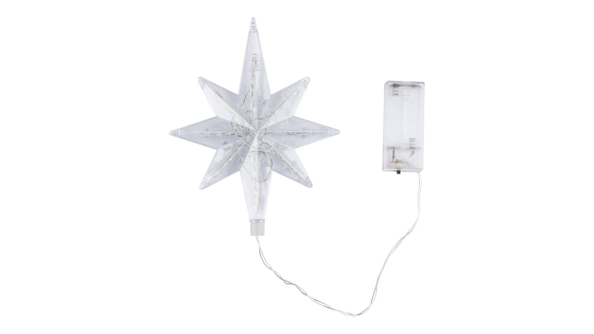 Украшение звезда Uniel ULD-H1525-009/STB/2AA WARM WHITE STAR-5 UL-00010943