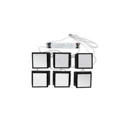 Встраиваемый светильник Uniel ULP-1010 42W/4000К IP40 GRILYATO OPAL BLACK KIT06 UL-00012447
