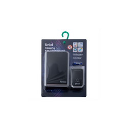 Беспроводной звонок Uniel UDB-017W-R1T1-38S-150M-BL/SL UL-00011374