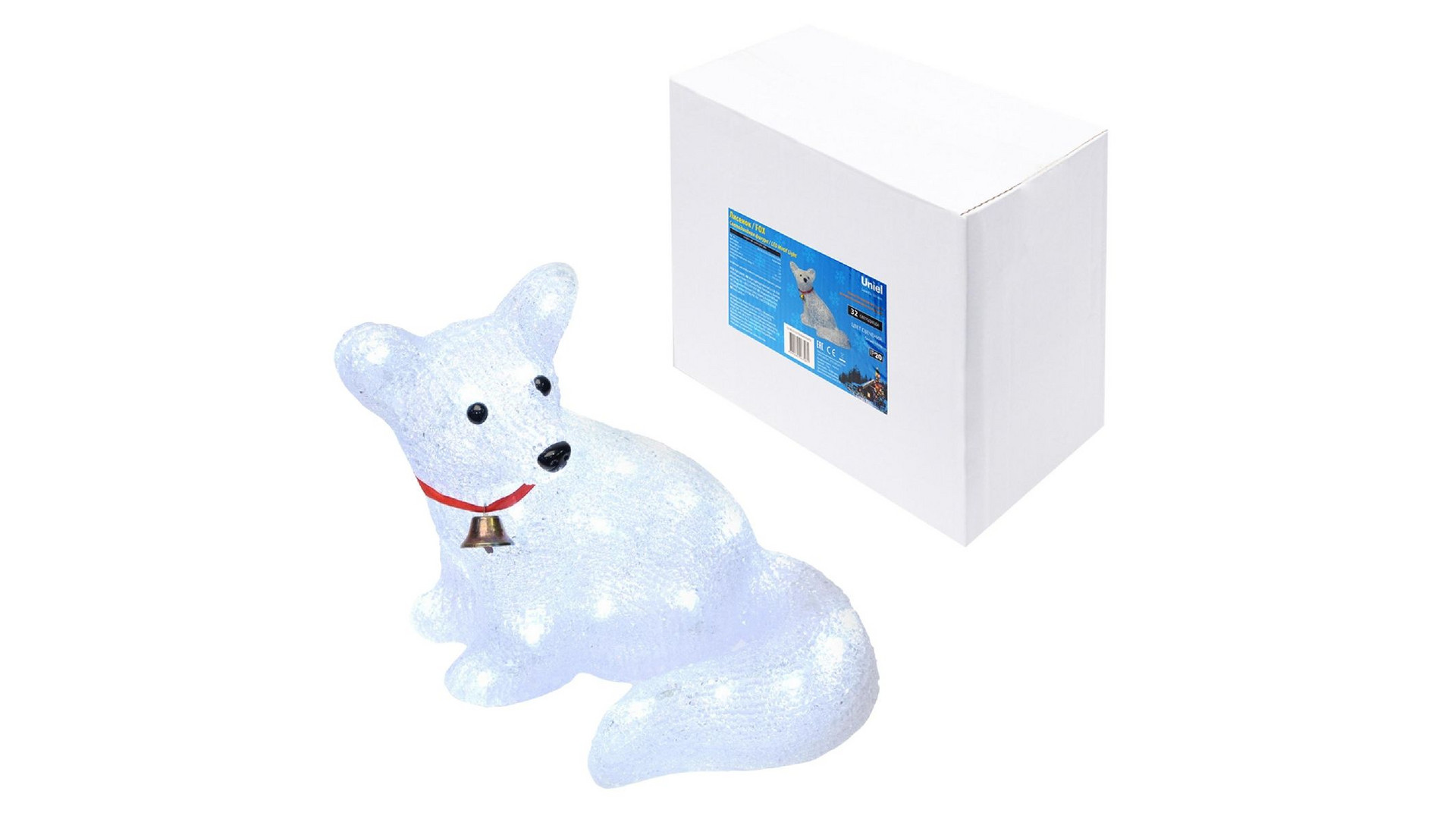 Фигура лисенок Uniel ULD-M3225-032/STA WHITE IP20 FOX 09559