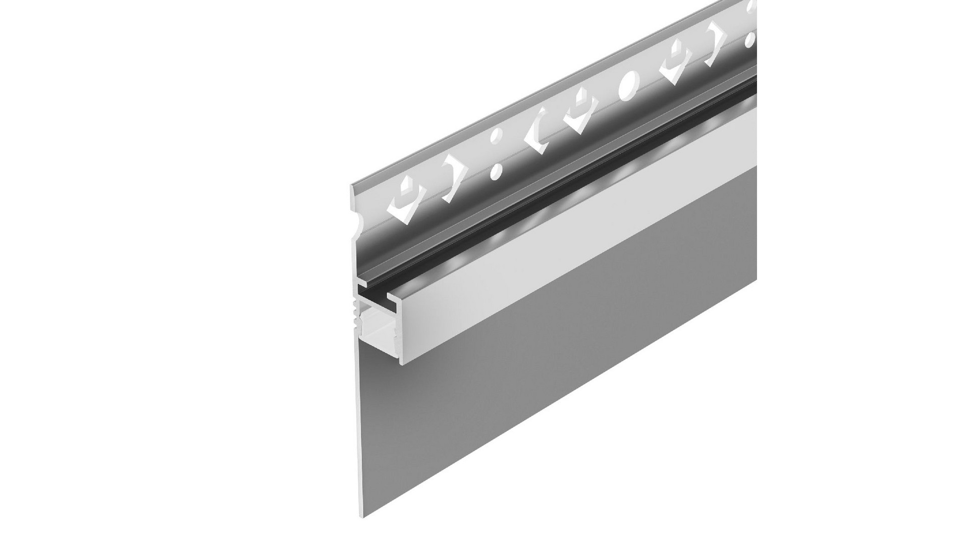 Алюминиевый профиль Arlight ARH-PLINTUS-50-FANTOM-3000 ANOD 052662