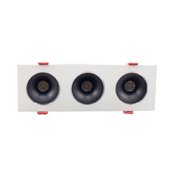 Встраиваемый светильник AM Group AM480-3 BK+WH 23,1W