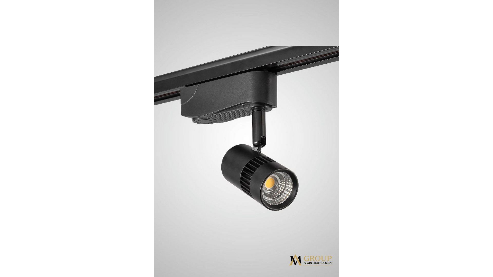 Трековый однофазный светильник AM Group AM229-5W BK 3000K