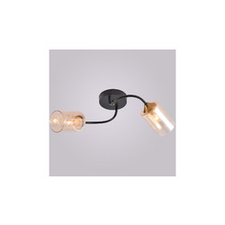 Потолочный светильник Reluce 01608-0.3-02 BK+BRASS