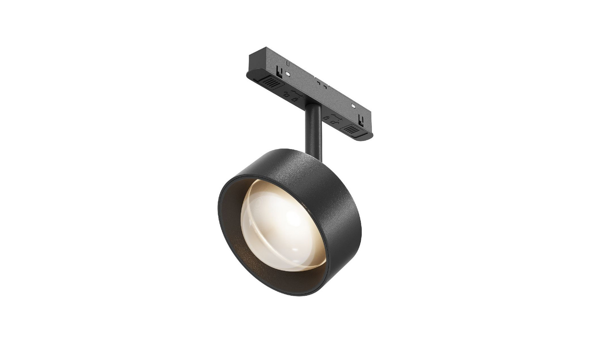 Трековый магнитный светильник Maytoni Lens TR217-2-15W3K-B