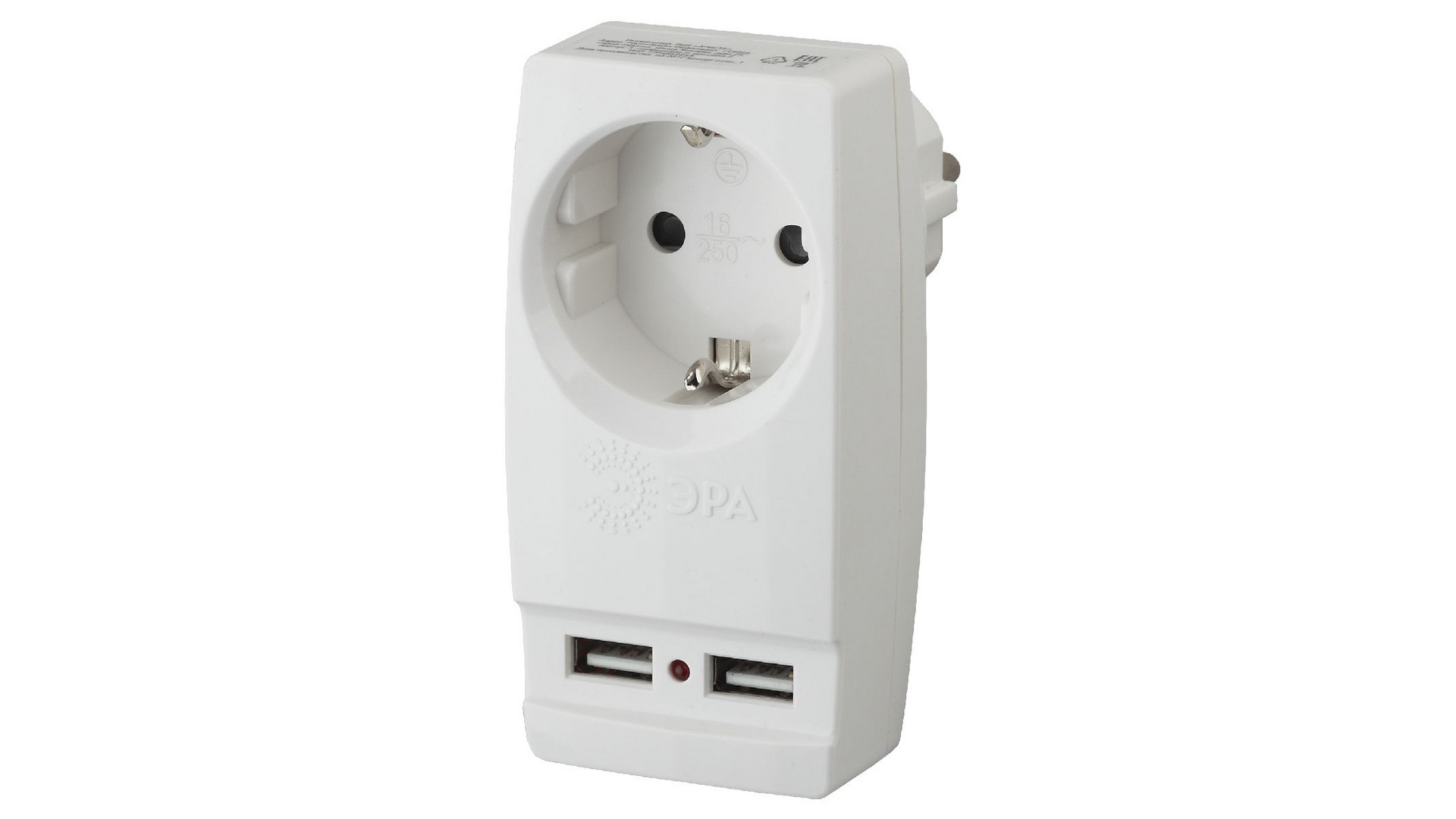 Разветвитель электрический Эра SP-1e-USB-W Б0026332
