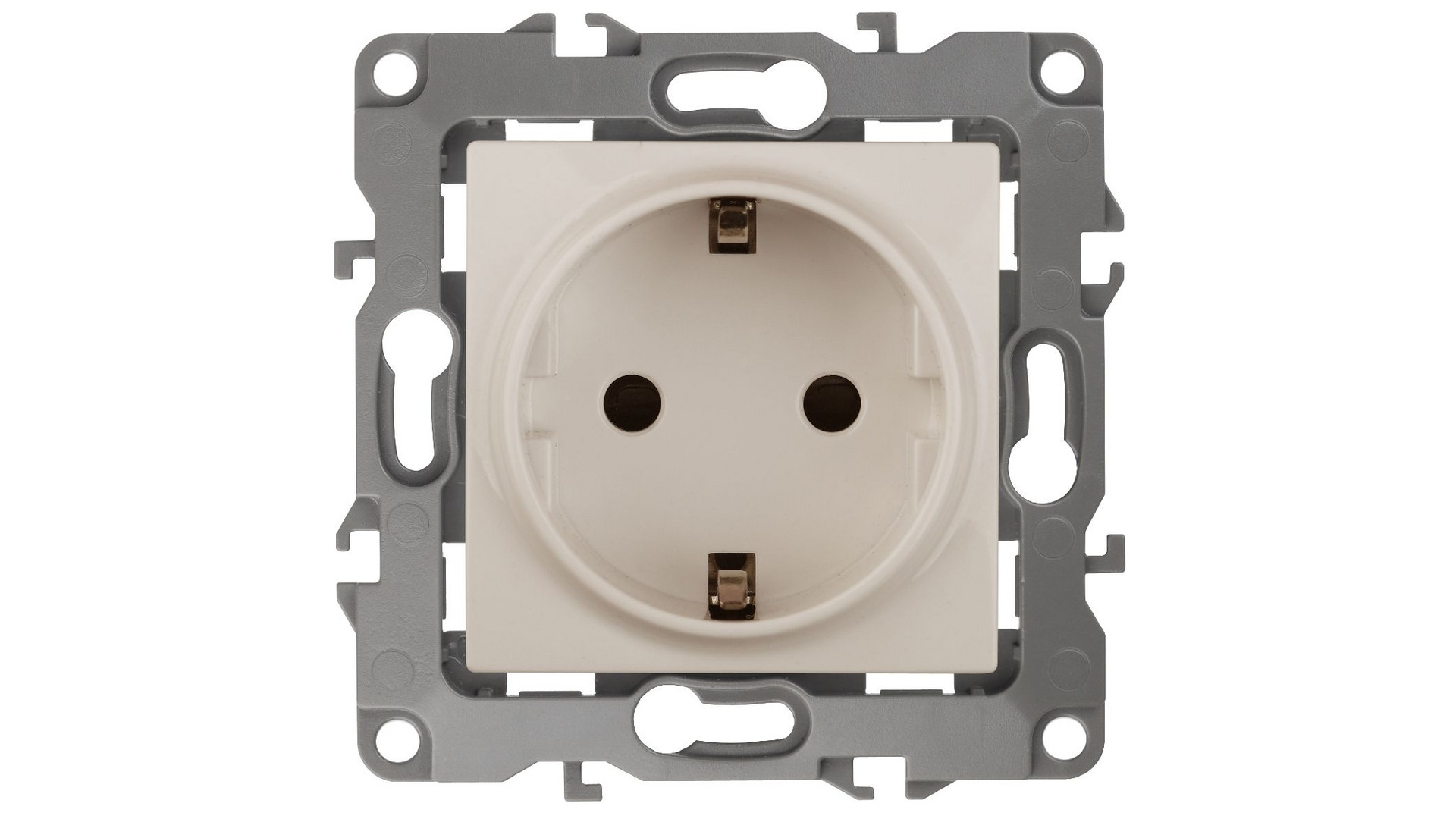 Розетка 2P+E Schuko со шторками Эра 12-2102-02 Б0014688
