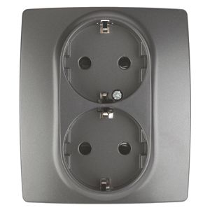 Розетка 2P+E Schuko со шторками Эра 12-2104-12 Б0019331