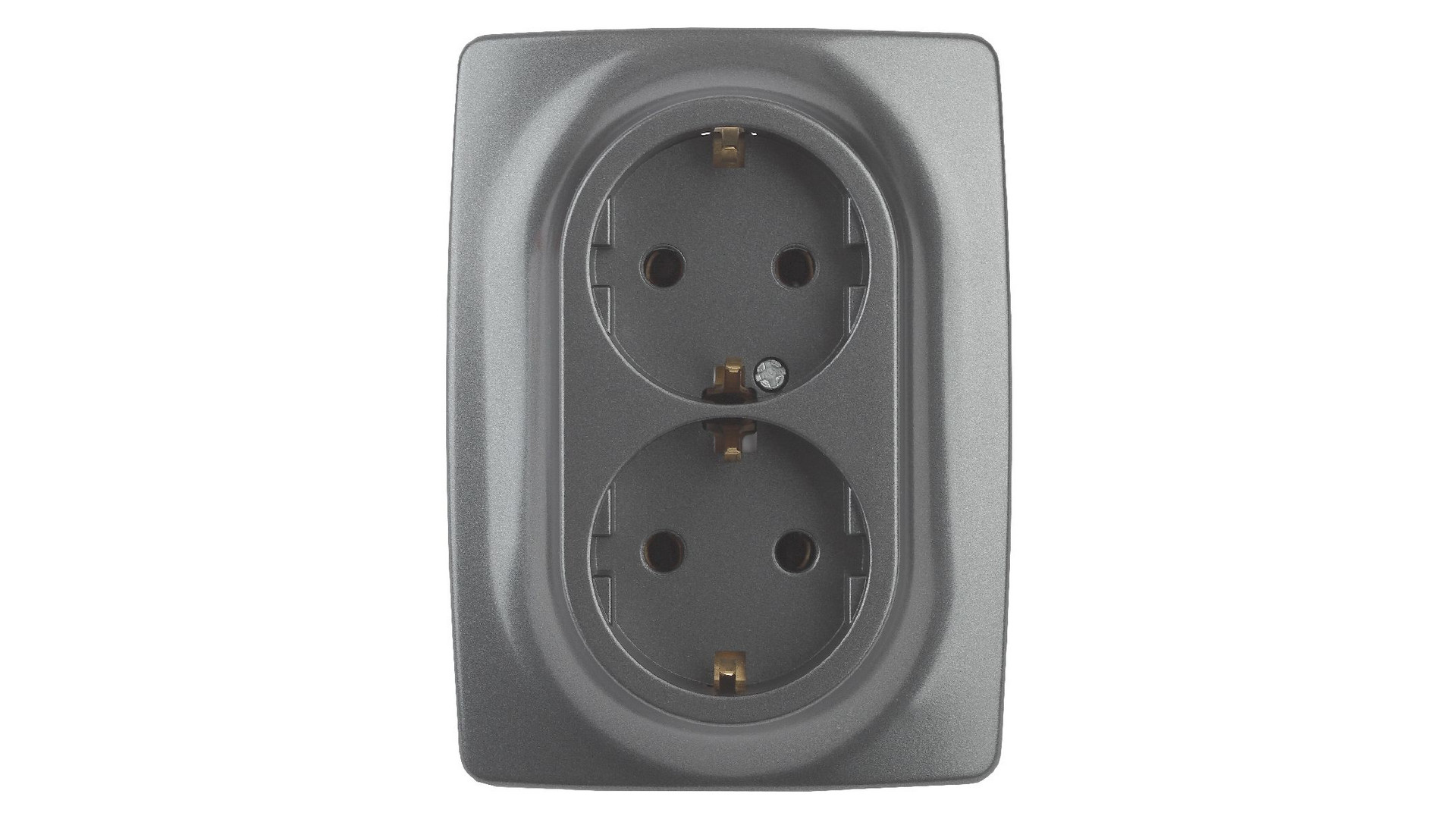 Розетка 2x2P+E Schuko со шторками Эра 12-2108-12 Б0036448