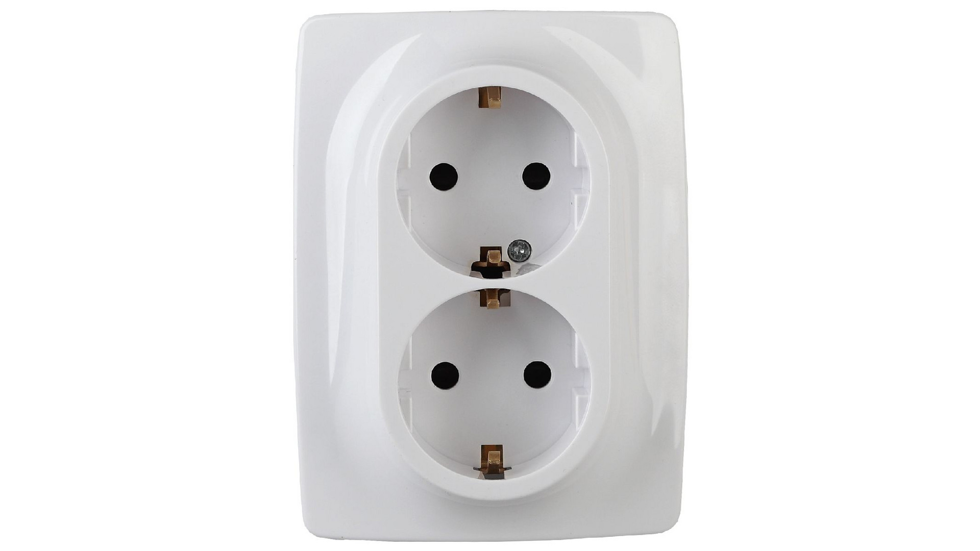 Розетка 2x2P+E Schuko со шторками Эра 12-2008-01 Б0038812