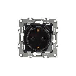 Розетка 2P+E со шторками и 2xUSB Эра 12-4109-06 Б0047845