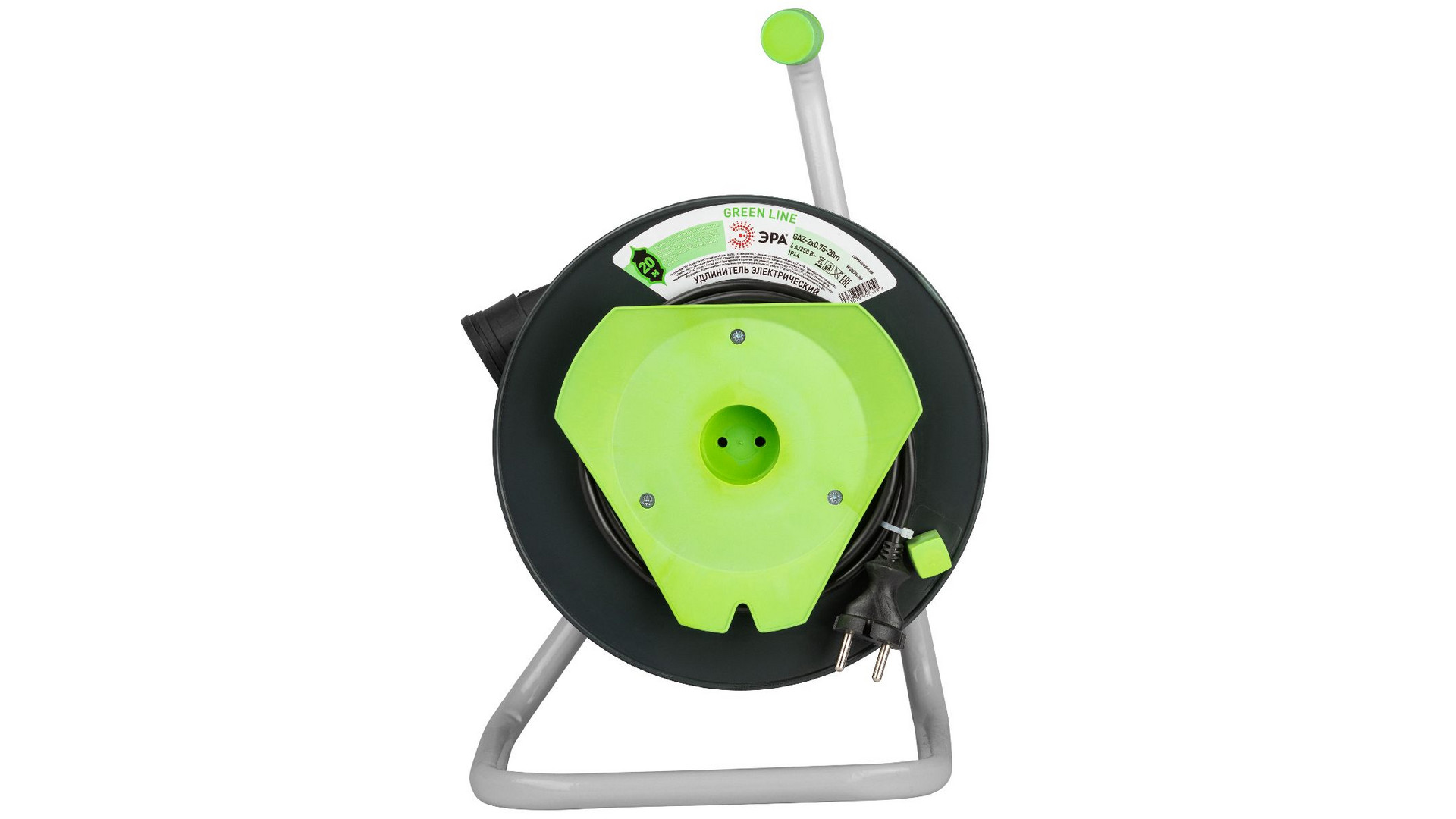 Удлинитель силовой Эра Greenline GAZ-2x0.75-20m Б0065142