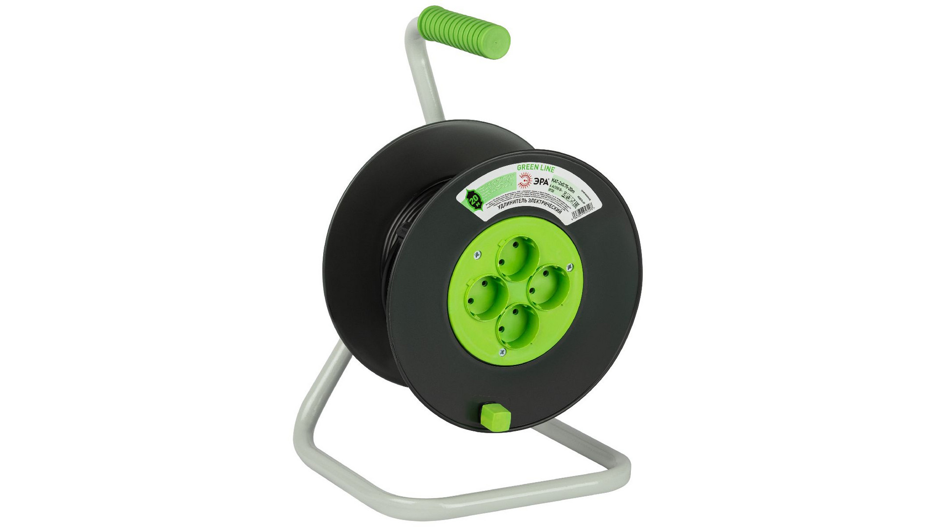 Удлинитель силовой Эра Greenline KAT-2x0.75-20m Б0065069