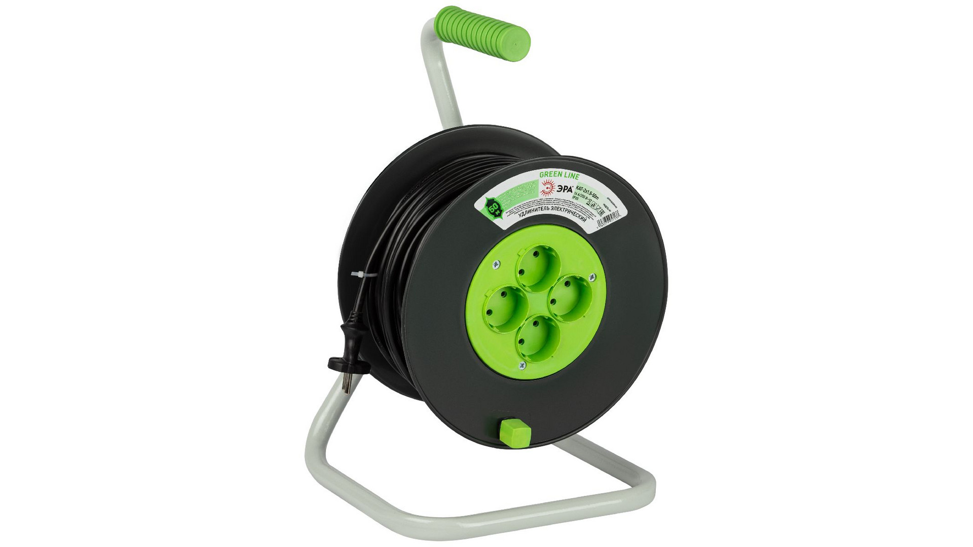 Удлинитель силовой Эра Greenline KAT-2x1.5-50m Б0065097