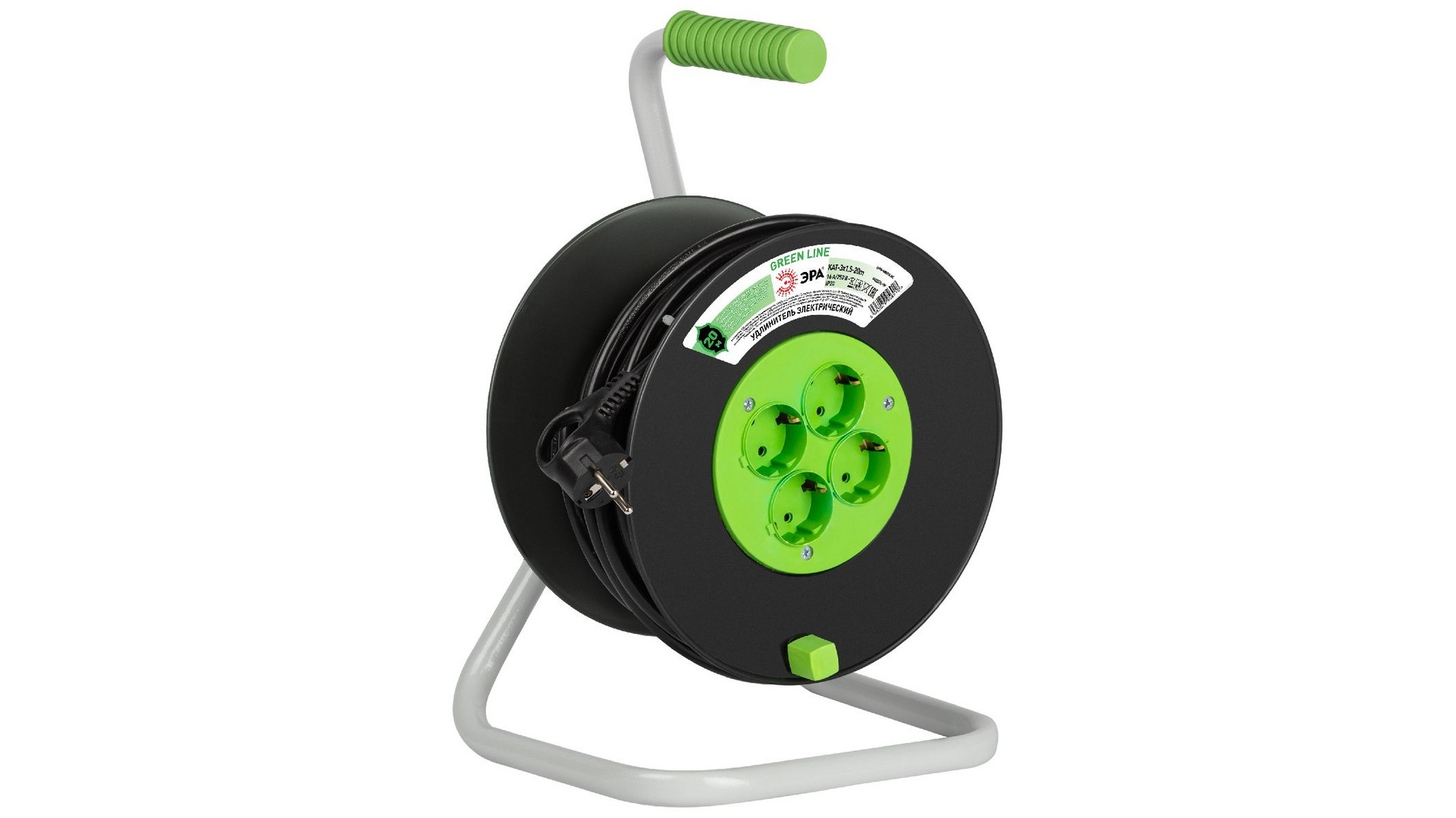 Удлинитель силовой Эра Greenline KAT-3x1.5-20m Б0065135