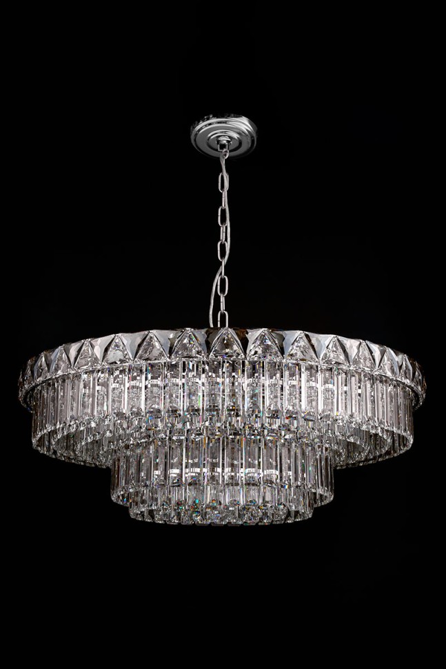 Люстра подвесная Normandie Chrome FL1085-21P