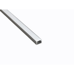 Профиль накладной LEDS POWER СПН1510 алюм. черный с призм.рассеивателем 2м 008387