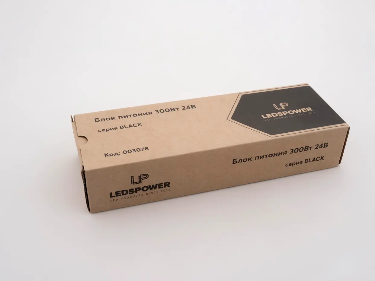 Блок питания LEDS POWER 300Вт 24В BLACK 003078